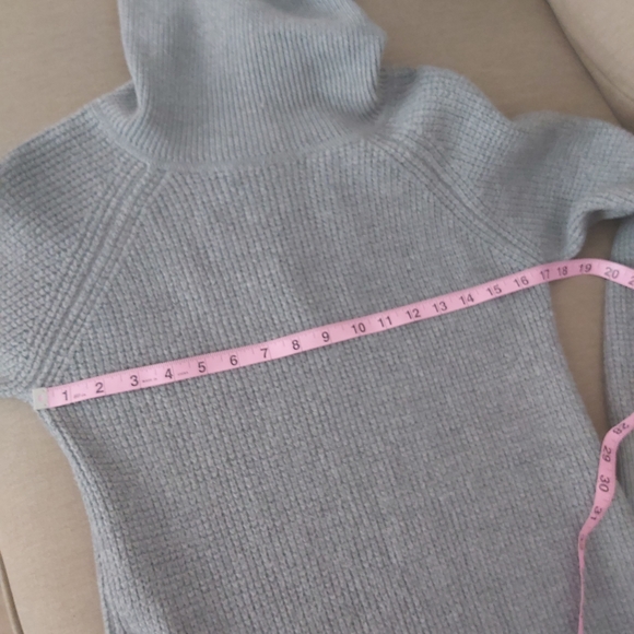 Aritzia Wilfred Free gray merino wool turtleneck knit sweater dress long line - Picture 12 of 14